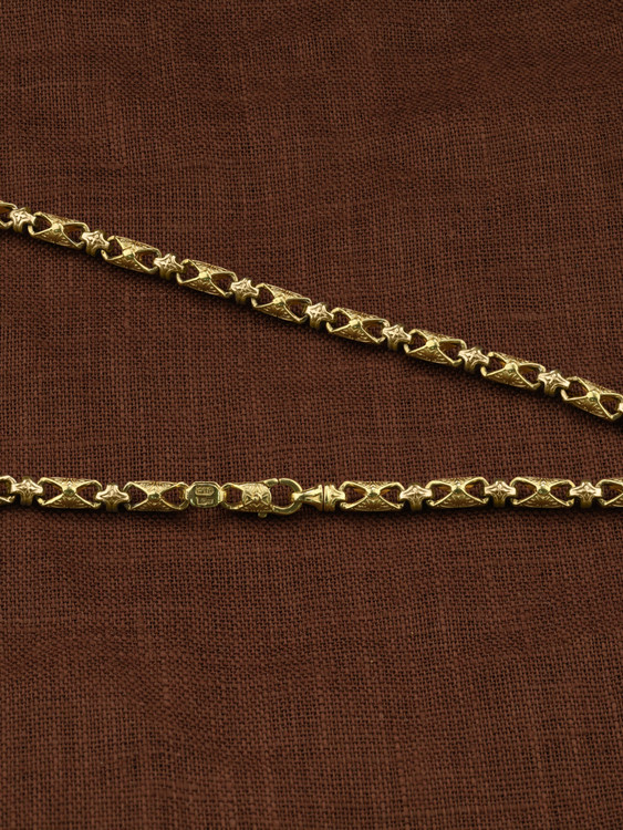 Цепь из лимонного золота