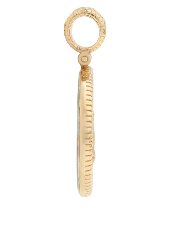 Подвеска из золота c эмаль