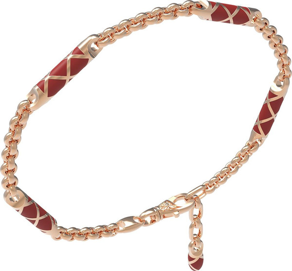 Браслет из золота c эмаль