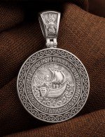 Образок из белого золота