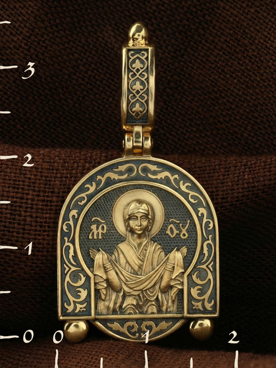 Образок из лимонного золота