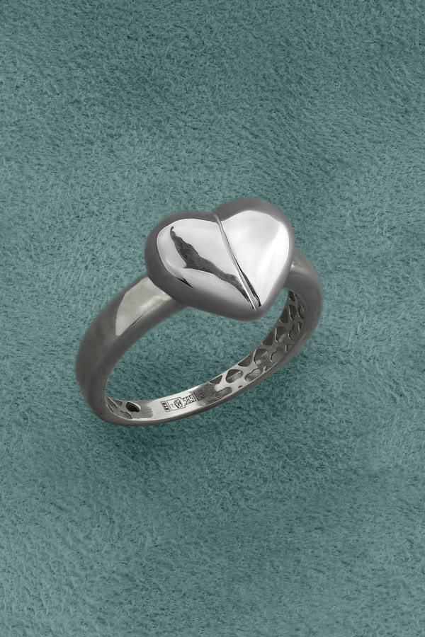 Кольцо из белого золота