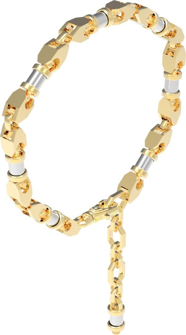 Браслет из лимонного золота 585 пробы