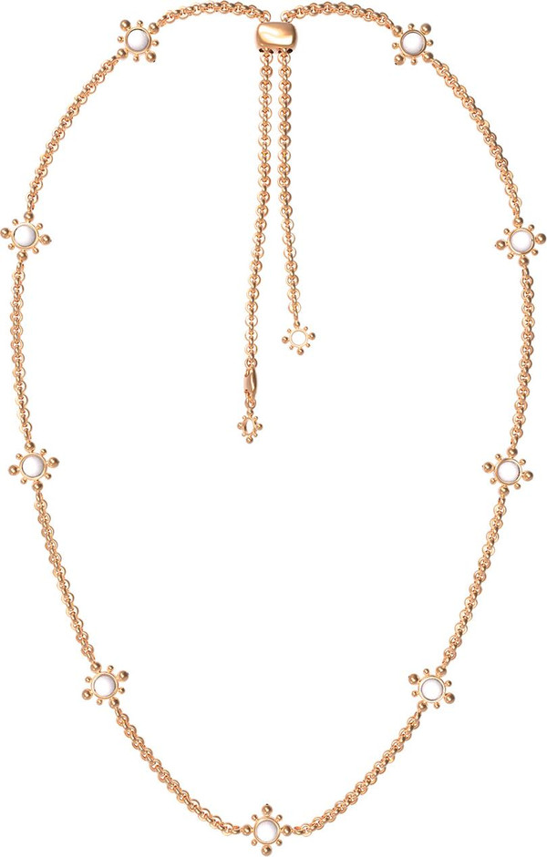 Колье из золота c агатом