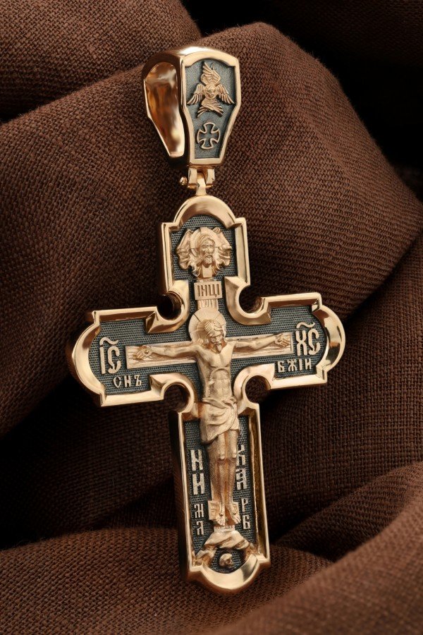 Крест из золота 585 пробы