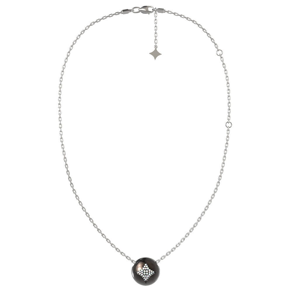 Колье из белого золота c бриллиантами