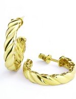 Серьги из лимонного золота 585 пробы