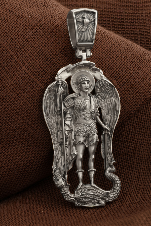 Образок из белого золота