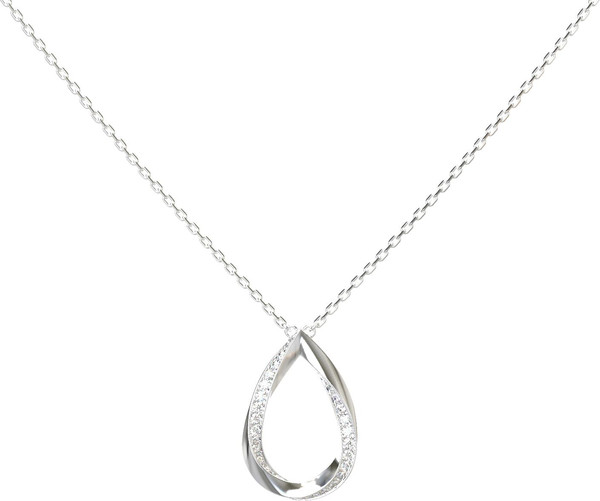 Колье из белого золота c бриллиантами