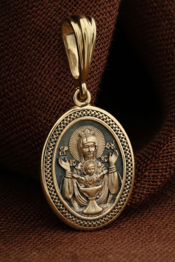 Образок из лимонного золота