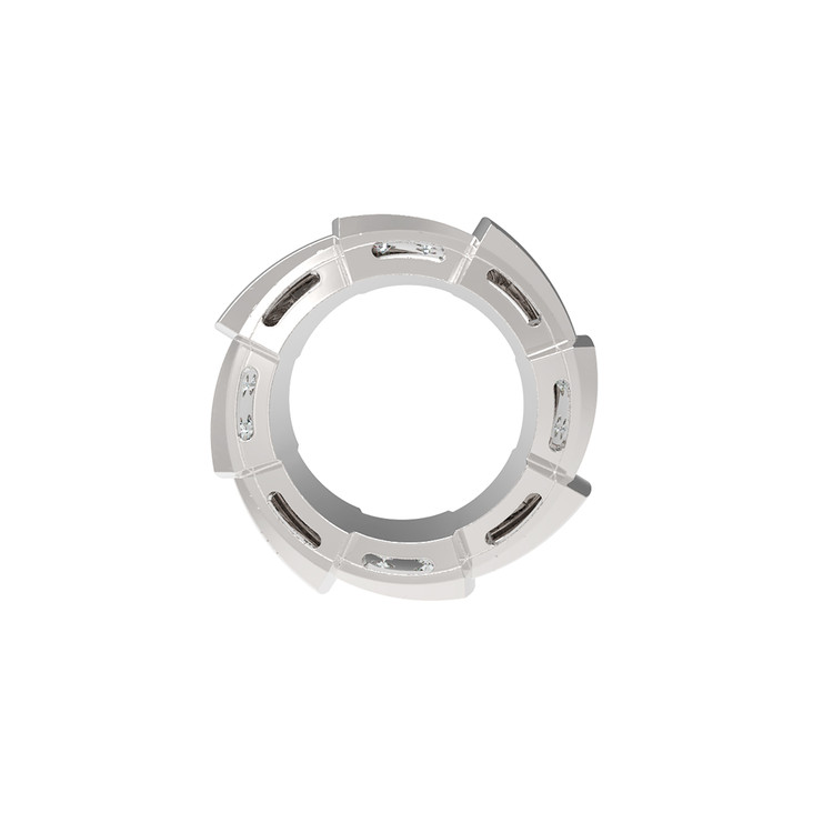 Подвеска из белого золота c бриллиантами