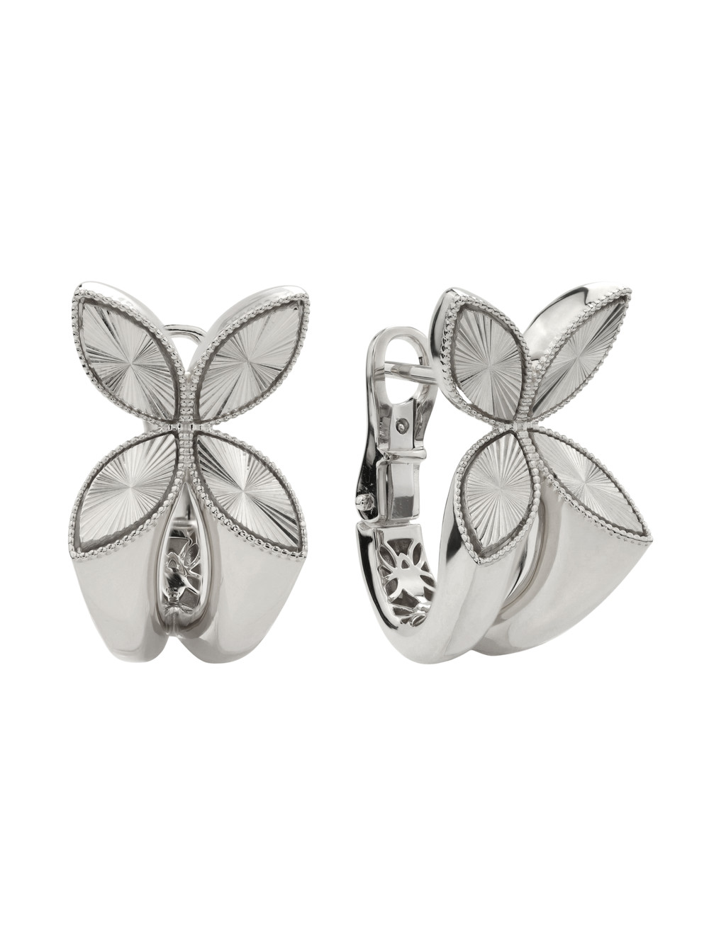 Серьги из белого золота