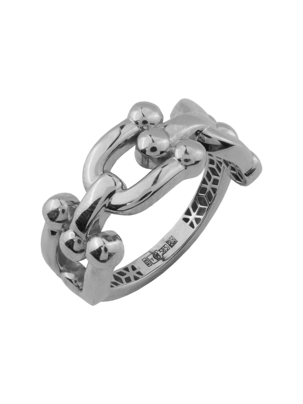 Кольцо из белого золота