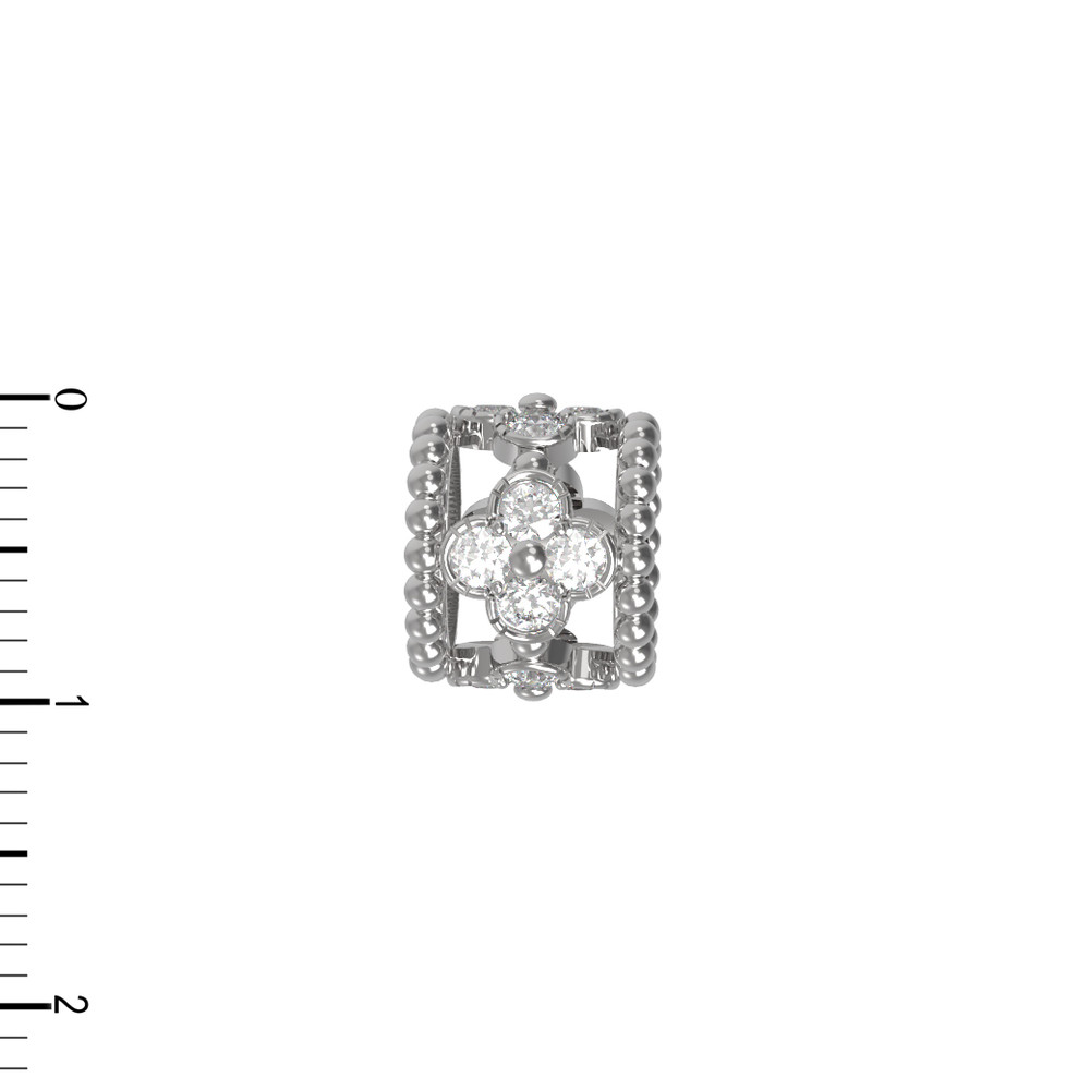 Подвеска из белого золота c бриллиантами